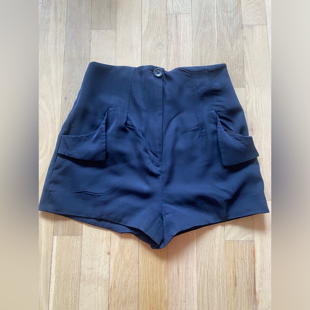 Elizabeth and James Navy Blue Shorts - Size 2